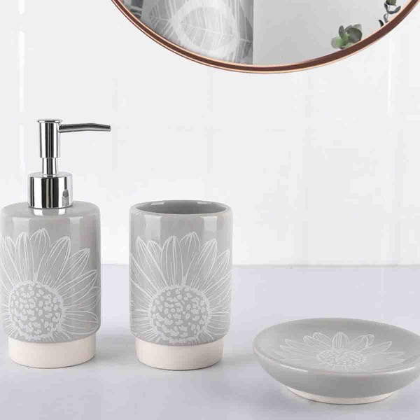 LE SPA - DAISY 3 Pcs Ceramic Bath Set