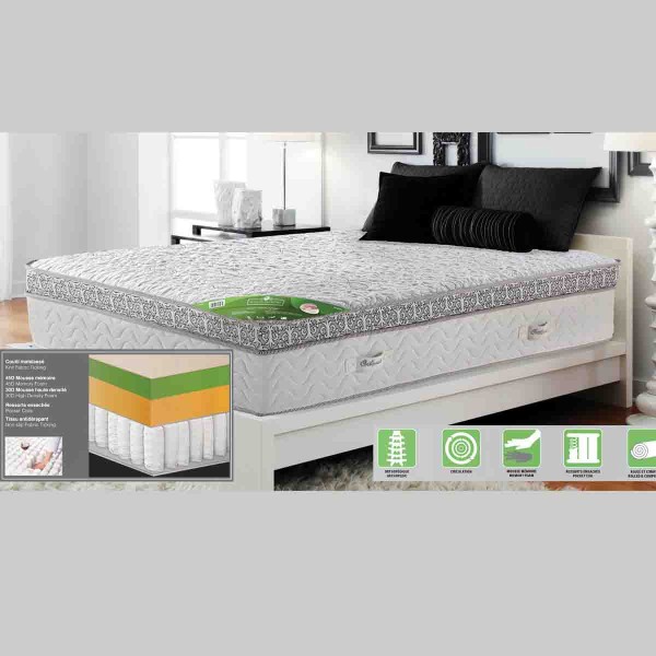Maison Blanche | Serenity Memory Foam Rolled Mattress - Magasins Hart | Hart Stores