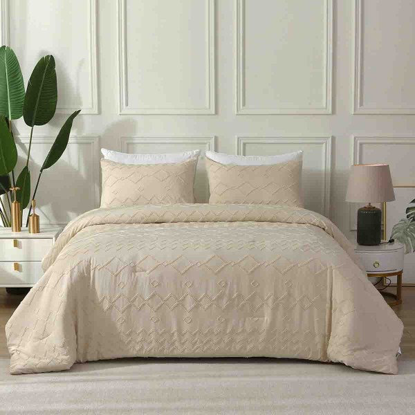 LAUREN TAYLOR - TRIFON Tufted Comforter Set