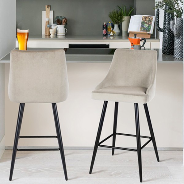 Barstool With black Frame