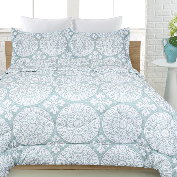 Belize - Comforter 3pc Full Queen Microfiber