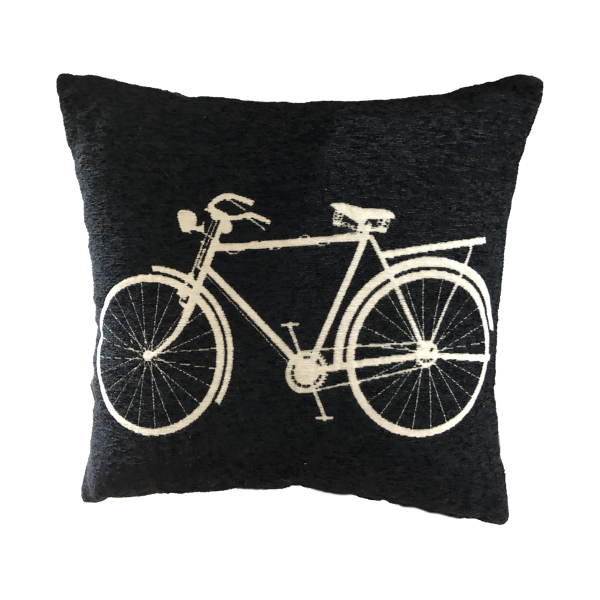 Cushion 18x18 Bicycle Chenille Jacq