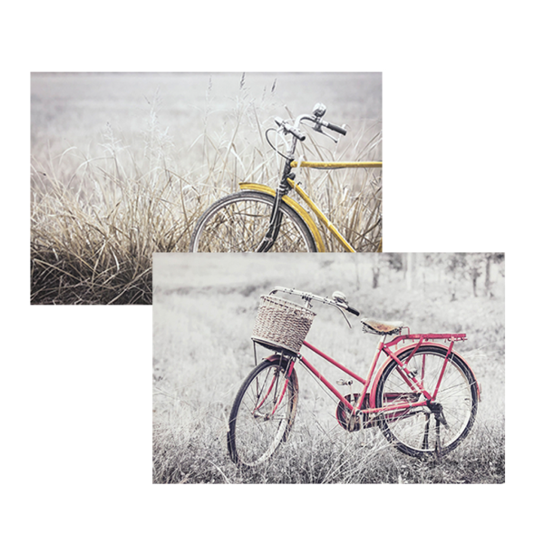 Toile Vélo 60x90 Imprimée