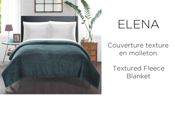 Lauren Taylor-ELENA Texture Fleece Blanket