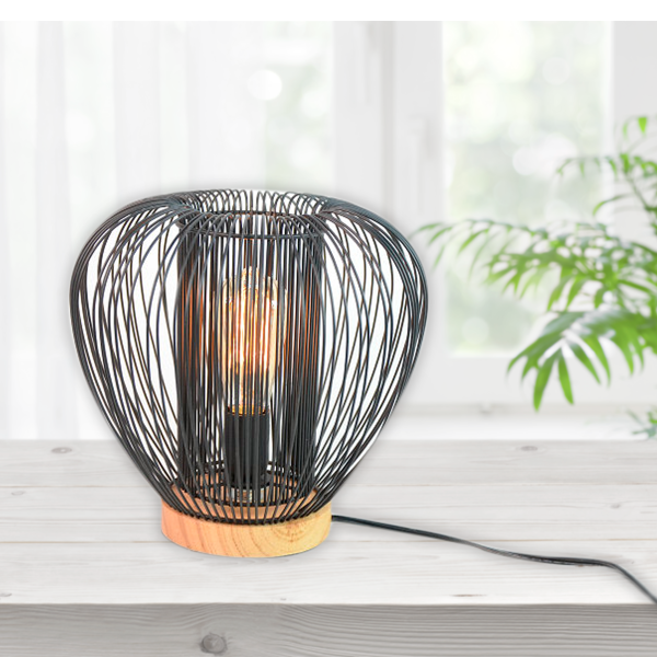 Lamp Curved Wire With Bulb