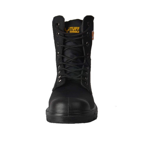 Tuff & Durable® - High Working Boots with Steel Toe & Plate - Black