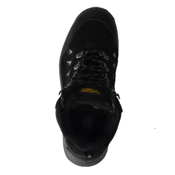 Tuff & Durable® - High Cut Working Shoes with Steel Toe & Plate - Black