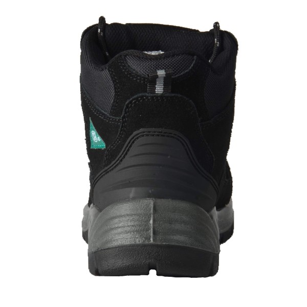 Tuff & Durable® - High Cut Working Shoes with Steel Toe & Plate - Black