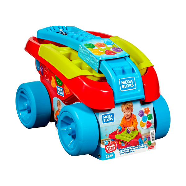 Mega Bloks Shape sorting Wagon Classic 25pcs