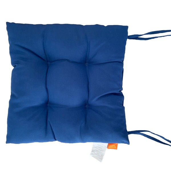 Éloïse - Ensemble de 2 coussins de chaise d'extérieur | bleu marine