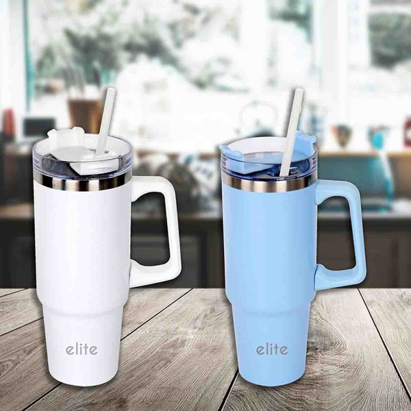 Elite - Drink Cup With Straw
