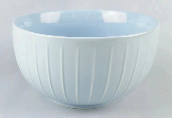 Set of 2 Stoneware Glazed Bowls 600ml