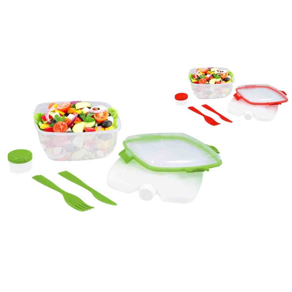 À LA CUISINE - Lunch box with cutlery and dressing cup