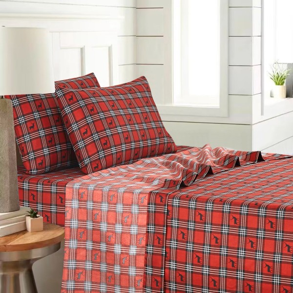 LAUREN TAYLOR - BRAHM Ensemble de draps en microfibre