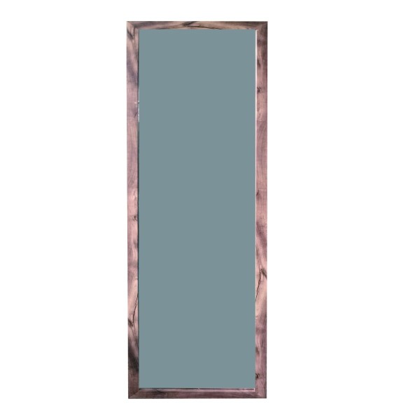 Over-the-Door Hanging Mirror Wood Look