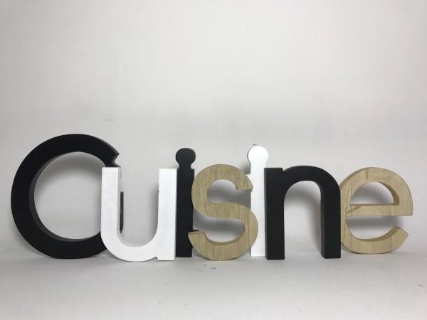 Decorative Word Cuisine