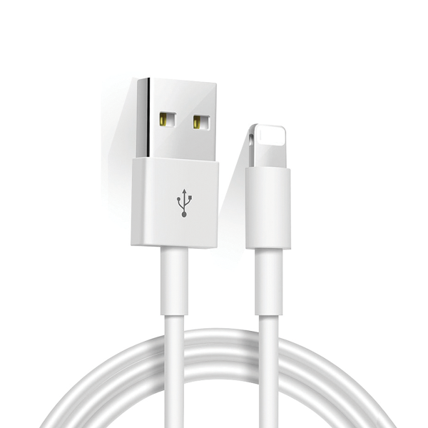 USB Lightning Cable 1 Meter White