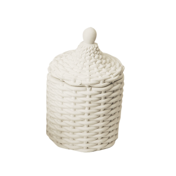 Bougie en pot de ciment