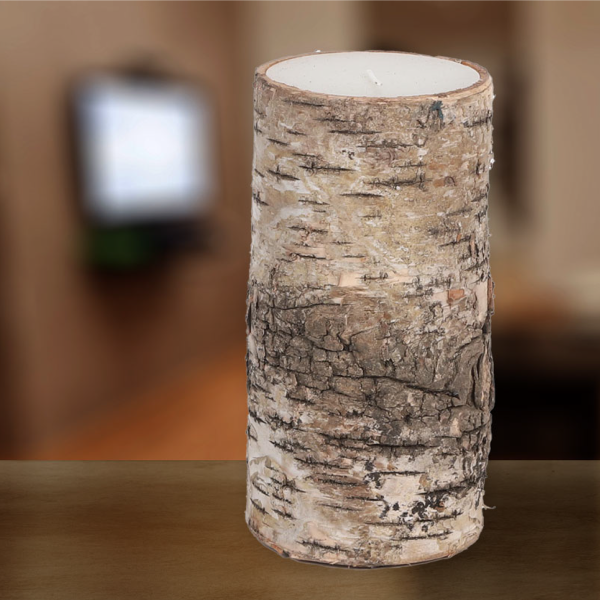 1 Wick Birch Candle Tall