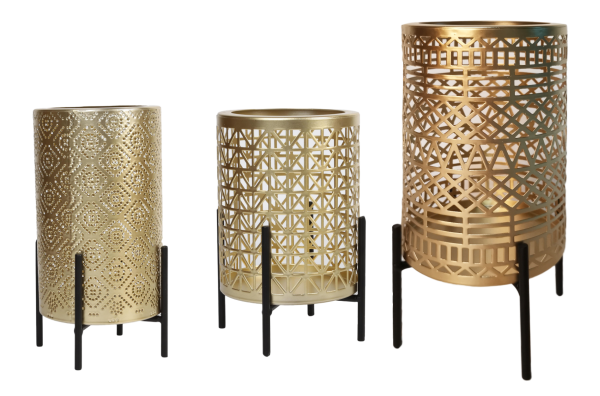 Gold Candle Holder
