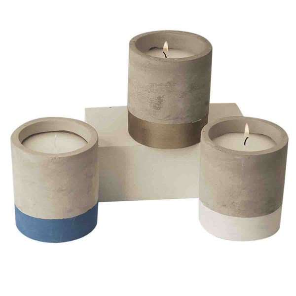 Adrien Lewis, Cement Candle Assorted