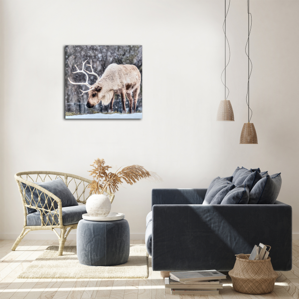 Canvas 45x45 Winter Wildlife