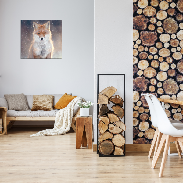 Canvas 45x45 Winter Wildlife