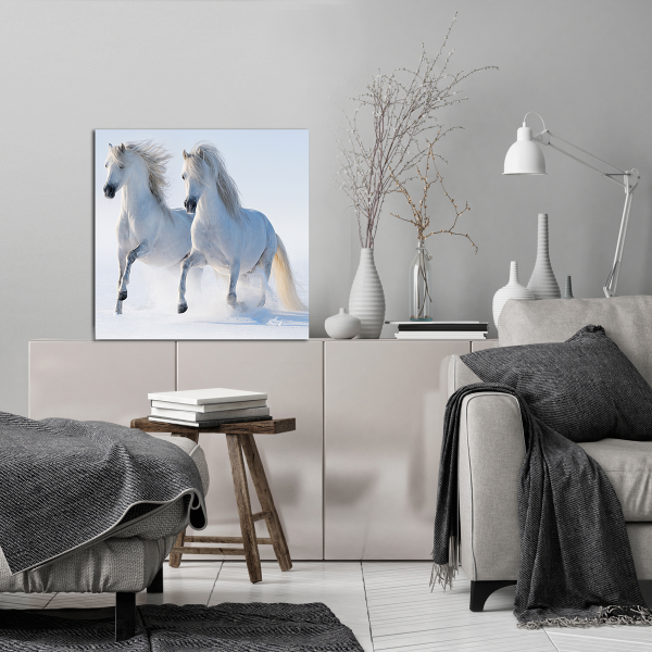 Canvas 45x45 Winter Wildlife