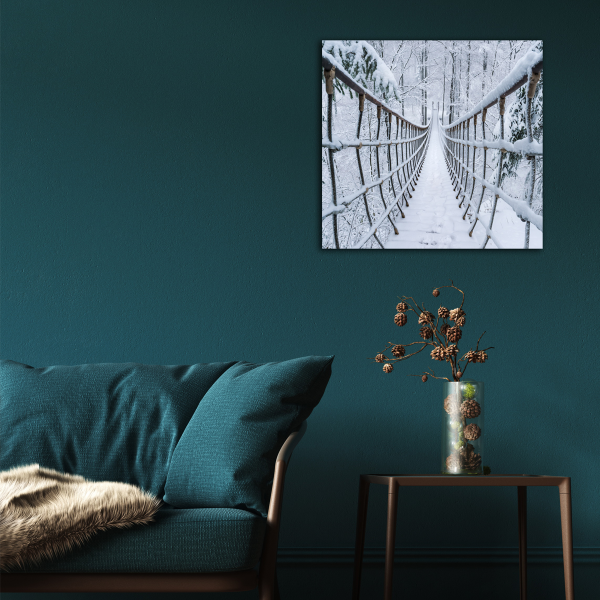 Canvas 45x45 Winter Scene