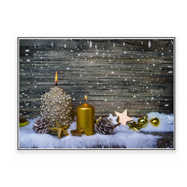 Xmas Led Canvas 40x60