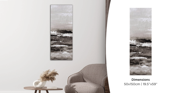 CANVAS 50X150 ABSTRACT WAVE LAYER