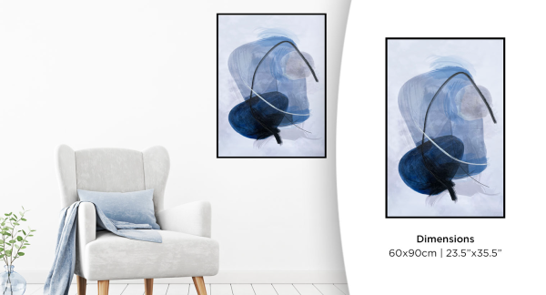 Lauren Taylor - Abstract Canvas in Black Frame