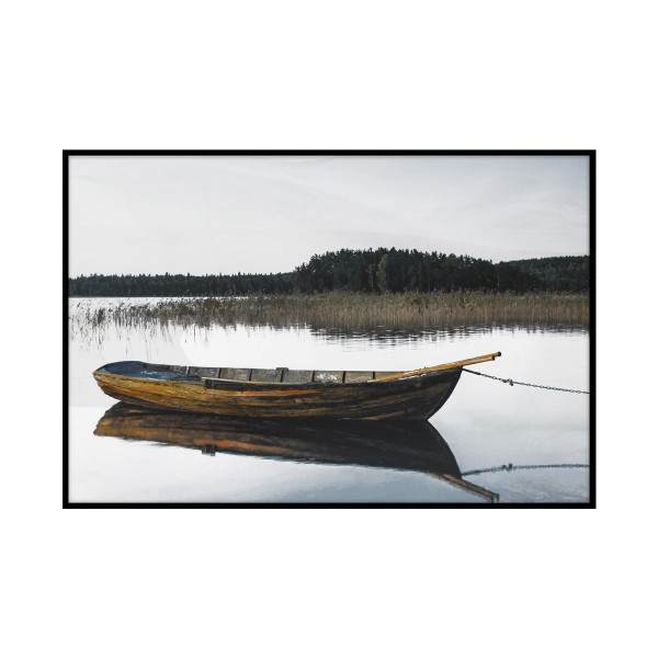 Vintage Boat In Scene S22 60*90