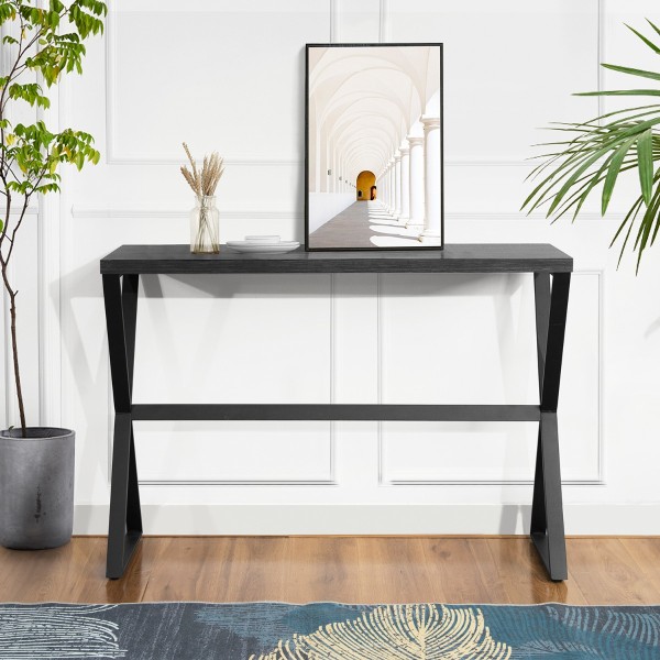 Carvalho | Table console en bois noir
