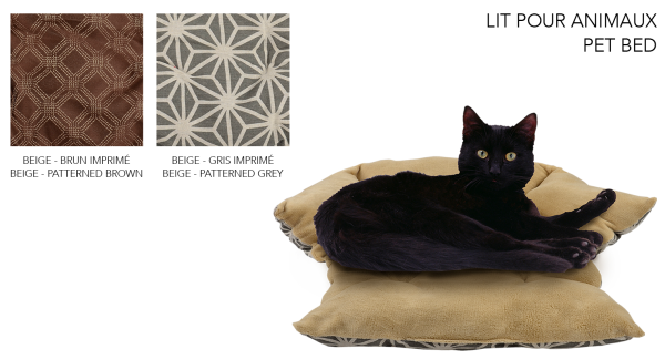 Pet Bed With Folding Flap