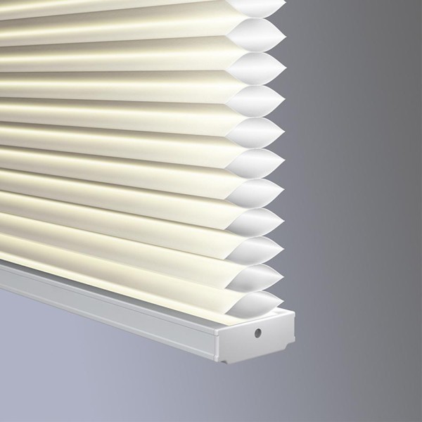 Cordless Blackout Pleated Cellular Blinds | White