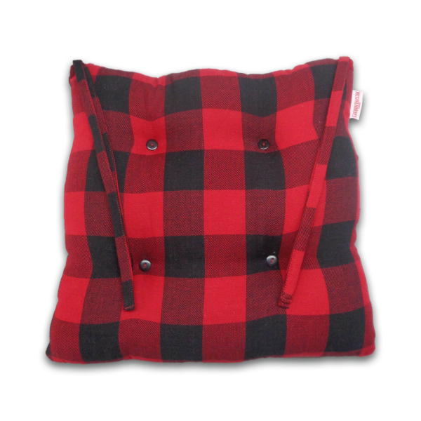 Buffalo Plaid -Chair Pad 17x17
