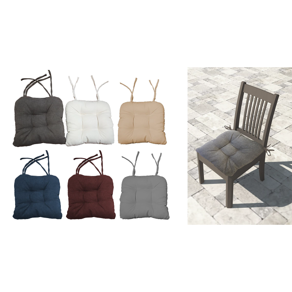 Faux Suede Chair Pads