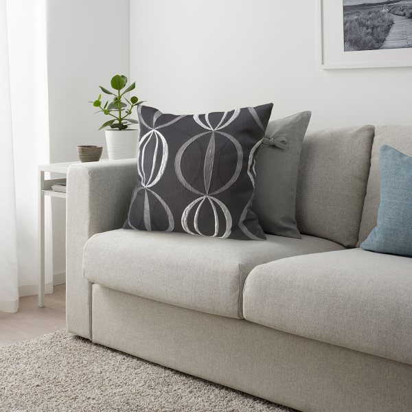 Cushion Taupe Palermo Jacquard