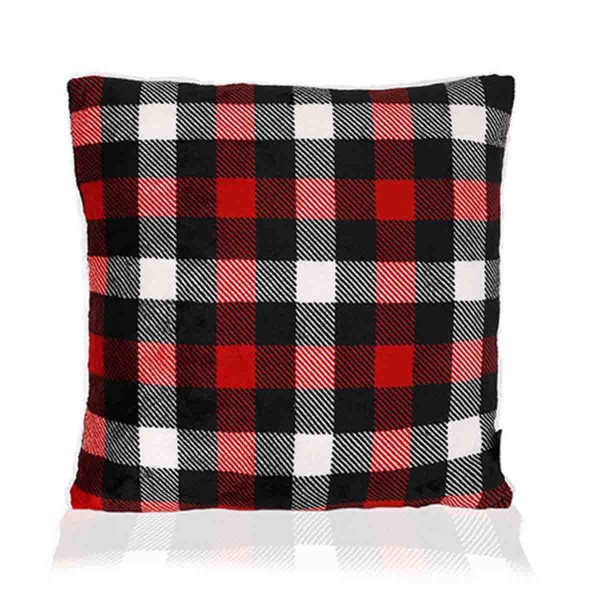 CHARLEVOIX Velour Cushion reverse to Sherpa