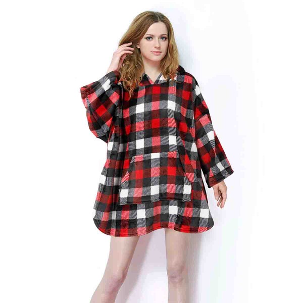CHARLEVOIX Velour Poncho Sherpa