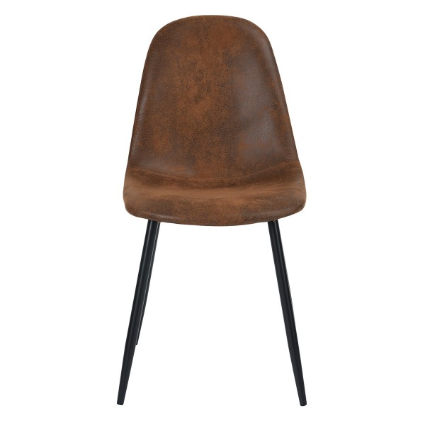 CHARLTON | Chaise de salle à manger en simili suède