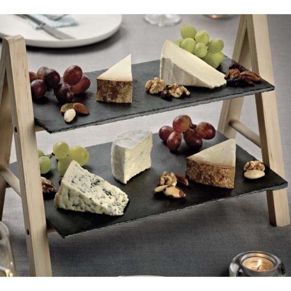 À la Cuisine - 2 Tier Slate Tray - Magasins Hart | Hart Stores