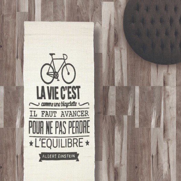 Lauren Taylor - Chemin de table Chindi avec message français