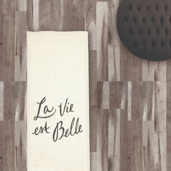 Lauren Taylor - Chemin de table Chindi avec message français