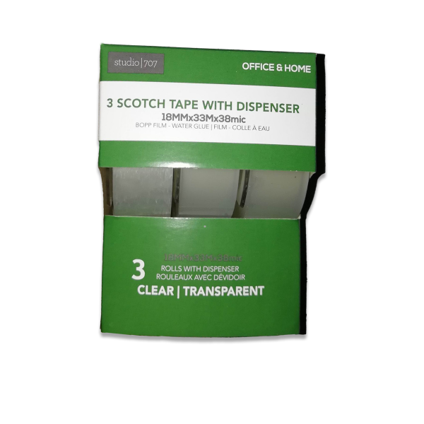 Dévidoir rechargeable Scotch Tape Set/3