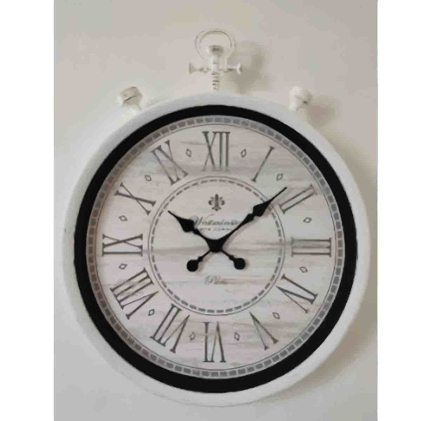 Wall Clock Vintage White