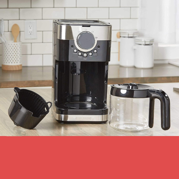 BLACK+DECKER | Cafetière programmable 12 tasses