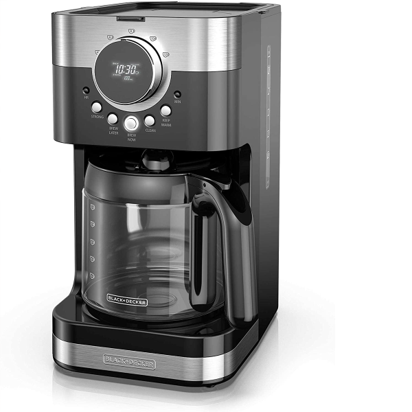 BLACK+DECKER | Cafetière programmable 12 tasses