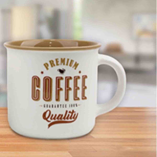 Tasse à café blanche